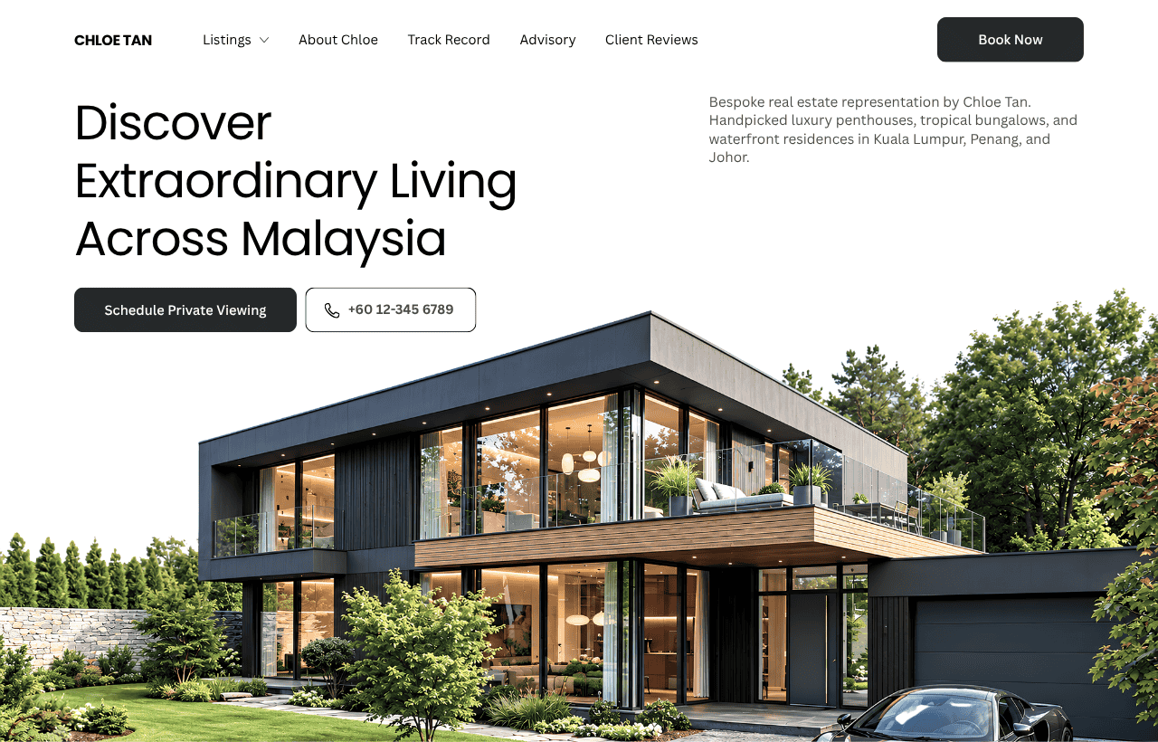 Luxury Real Estate Website Demo